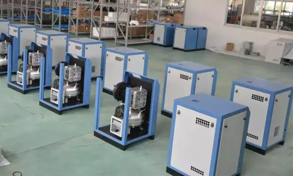 CM160DV Low Pressure Oilless Screw Air Compressor with Water Lubrication oilless-air-compressor-application-1-4